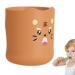 gooch Kids Toothbrush Cup with Handle 300ml Cartoon Water Cup Mouth Rinse Cup - Adorable Bathroom Cup Smooth Kids Cup for Boys Girls Toothbrush Little Tiger
