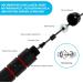 Adjustable Speed Rope - Foam Handle Slipproof Ideal for Fitness & Endurance Jumping - Perfect for Kids & Adults - Black/Red - Buy Online on SooperMarket.com