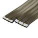 Youngsee Ombre Tape In Extensions - 55cm Real Hair Light Ash Brown to Blonde 5pcs 12.5g #7/7/ic - Premium Virgin Quality for Ultimate Style - Buy Online on SooperMarket.com