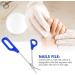 Long Handled Toenail Scissors Clippers Perfect for Thick Toe Nails Easy Reach Handle Unique Design Ergonomic Cuticle Scissor Ingrown Toenail File - Buy Online on SooperMarket.com