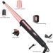 Rose Gold Tapered Curling Wand 13-25MM - Professional Ceramic Hair Curler with Heat-Resistant Glove - Buy Online on SooperMarket.com