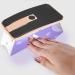 UV LED Nail Lamp 36W - Portable Mini-USB Gel Nail Dryer with Fast Hardening & Collapsible Timer for At Home & Travel - Buy Online on SooperMarket.com