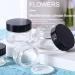 6 x 20ml Refillable Glass Cosmetic Containers - Empty Travel Doses with Screw Caps for Powders Lotions & Creams - Buy Online on SooperMarket.com