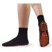 Men's Non Slip Gripper Socks 3-Pack - Black/Gray/Navy Blue - Size 13-15 | Ideal for Yoga, Pilates, Hospital, Tile & Wood Floors - Buy Online on SooperMarket.com