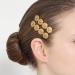 Yalice Gold Coin Bobby Pins Barrettes - Wedding Hair Accessories 2Pcs for Women & Girls - Buy Online on SooperMarket.com