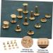 STOBOK 40 Sets Rivet Leather Belt Leather Leash Metal Trim Leather Crafts Repair Studs Mushroom Nails Bags - Buy Online on SooperMarket.com