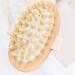 Natural Wooden Massage Brush for Body & Scalp - Exfoliating Body Wash & Hair Care Essentials - Buy Online on SooperMarket.com
