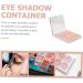 WOFASHPURET Makeup Pallette 2pcs Eye Shadow Replacement Box Loose Powder Filling Travel Convenient Eyeshadow Lipstick Tray - Buy Online on SooperMarket.com