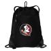 Broad Bay FSU Drawstring Bag Florida State University Cinch Pack Backpack UNIQUE MESH & MICROFIBER