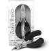 Zizzili Basics Toenail Clippers for Thick or Ingrown Toenail - Large Handle for Easy Grip + Sharp Stainless Steel - Best Nail Clipper & Pedicure Tool for Seniors - Maintain Healthy Nails with Ease Black Handle