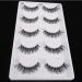 Bluelans 5 Pairs Soft Long Black Cross False Eyelashes Makeup Eye Lash Extension - Buy Online on SooperMarket.com