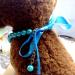 RayMinsino Dog Cat Necklace - Adjustable Blue Collar with Pearl Bone Pendant for Small Pets - Buy Online on SooperMarket.com