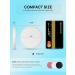 Getinbulk Compact Mirror Bulk - Double-Sided 1X/3X Magnifying PU Leather Makeup Mirror - White, 2.7 inches - Buy Online on SooperMarket.com