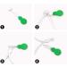 Silicone Cord Locks for Masks - Adjustable Drawstring Toggles for Elastic Bands - Non-Slip Earloop Stopper Adjuster - White (100Pcs) - Buy Online on SooperMarket.com