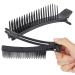 2Pcs Black Hair Styling Clips - Salon Sectioning Hairpins for Hairdressing - Buy Online on SooperMarket.com