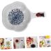 MAGICLULU 1pc Sauce Dish Vegetable Plate Ceramic Dipping Dish Pastry Plate Dipping Sauce Bowl Sauce Bowls Condiment Bowls Candy Plate Spice Dish Seasoning Dish Ceramics Household Spices 11X8X2CM Blue - Buy Online on SooperMarket.com