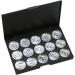 Angoily 15 Eyeshadow Empty Cosmetic Case Empty Makeup Eye Shadow Box Concealer Travel Aluminum Plate - Buy Online on SooperMarket.com