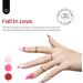 Beetles Gel Nail Polish Set - 6 Colors Pink Rose Red Glitter Kit | Fall in Love Collection for Women | Valentine's Day Nails Gifts - Buy Online on SooperMarket.com