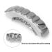 18K Gold Lower Teeth Hip Hop Grills - Halloween Festival Decoration Accessory for Men & Women (Black) - Buy Online on SooperMarket.com