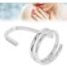 TYCIONG Decorative Nail Ring Fashion Fingertip Jewelry Nail Art Ring Ladies Wearing Nail Accessories (3050 platinum) - Buy Online on SooperMarket.com