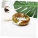 TENDYCOCO 2 Pcs Flower Bracelet Gemstone Bracelets Wood Bracelet Hawaiian Bracelet Friendship Bracelets Resin Bangle Bracelet Clear Bracelet Bangle Clear Epoxy European and American Jewelry 6.4X2.3CMx2pcs As Shownx2pcs - Buy Online on SooperMarket.com