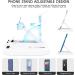 3 in 1 Portable Charging Station for Apple Products | Foldable Dock for iPhone/AirPods | Compatible with iWatch Series | Includes 15W Adapter | White - Buy Online on SooperMarket.com