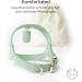 Muki & Co Double Dog Dishes - Adjustable Mint Green - Safe & Comfortable for Extra Small Small & Medium Dogs (Size S 38-45 cm) - Buy Online on SooperMarket.com