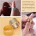 Finger Protector Thimble Set - 8pcs Thimbles + 30pcs Needles for Sewing, Adjustable Metal & Leather Thimbles for Hand Embroidery & Needlework - Buy Online on SooperMarket.com