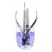 Crystal Disinfection Glass Cup Acrylic Liquid Dappen Dish with Stainless Steel Lid - Nail Art Glassware Tool HJ-NAPB028 - Buy Online on SooperMarket.com