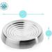 CatGuru Whisker Stress-Free Cat Food Bowl - Non-Slip Shallow Stainless Steel Dish - Buy Online on SooperMarket.com