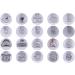 BANYOUR 20PCS Leather Stamping Set for DIY Saddle Making & Craft Stamps - Leather Carving Tools & Hammer - Buy Online on SooperMarket.com