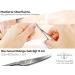 Professional Stainless Steel Nail Scissors - Rounded Tips Extra Sharp & Curved - 8 cm Pedicure Manicure Tool for Precision Cutting - Buy Online on SooperMarket.com