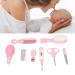 Baby Healthcare Grooming Kit: Nose Cleaner, Nail Clippers, Scissors, Toothbrush, Comb - 8Pcs - Buy Online on SooperMarket.com
