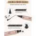 Go Ho Brown Wingliner Stamp - Long Lasting Liquid Eyeliner for Cat Eyes | Super Slim Felt Tip for Precise Application | Tattoo Tool for Perfect Winged Look - 1 PC - Buy Online on SooperMarket.com