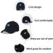 LANGZHEN Kids Cotton Baseball Cap Hat | Adjustable Sun Hat for Boys & Girls 2-4 Years | Embroidered Black - Buy Online on SooperMarket.com