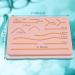 Medarchitect Upgraded 3-Layer Suture Pad with Wounds - Anti-Slip Base - Durable for Suturing Practice - Buy Online on SooperMarket.com