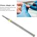 Pedicure Nail Drill Bit High Strength Tungsten Steel Nail Polish Drill Bit for Cuticle Removal for Nails - Buy Online on SooperMarket.com
