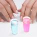Lurrose Nail Stamper Tool - Fluorescent Nail Art Templates & Silicone Stamping Printer for Manicure | Salon Quality Nail Tools - Buy Online on SooperMarket.com