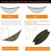 AYAMAYA Hammock Underquilt - Full Length Winter Insulation Blanket for Double Hammock - Dark Green - Buy Online on SooperMarket.com