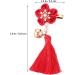 ABOOFAN 3 Pairs Bows Hair Clips Hair Clips for Bows Kids Barrettes for Hair Chinese New Year Hair Clips New Year Bobby Pin Girl Barrettes Clip Chinese Style Hairpin Candy Bag Child Tassel - Buy Online on SooperMarket.com