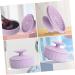 VOSAREA 3pcs Makeup Brush Cleaning Box | Foldable Cleaning Mat & Scrubber for Effortless Brush Care - Shop Internationally - Buy Online on SooperMarket.com