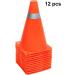 Kiddie Play 7 Traffic Cones (12 Pack) for Sport Training - Soccer Cones in Orange - Buy Online on SooperMarket.com