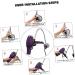 Beavorty Hair Rack Storage Hands Rotating Bracket Bathroom Cup Blow Stand Dryer Hand Suction Holder - Buy Online on SooperMarket.com