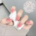 200PCS Clear Heart Nail Art Decals - 3D Acrylic Charms for DIY Manicures - Salon Quality Accessories for Women - Buy Online on SooperMarket.com