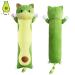 Yamepuia Long Avocado Cat Pillow 56CM Avocado Cat Plushies Toy Soft Avocado Hugging Plush Doll Gifts for Kids Boys and Girls Avocado Pillow