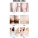 Reusable Crystal Hair Eraser for Women Legs - Painless Hair Remover & Skin Exfoliator - Washable Nano Hair Removal Tool for Smooth Skin - Hot Pink - Buy Online on SooperMarket.com