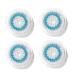 Clarisonic Deep Pore Facial Cleansing Brush Head Replacement | Compatible with Mia 1 Mia 2 Mia Fit Softer | 4-Count (Individually)