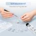 GAOY Slip Solution Kit for Poly Gel Nails - 145ml Anti-Stick Gel with Brush & Dual Forms for DIY Nail Art - Buy Online on SooperMarket.com