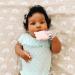 Itzy Ritzy Itzy Mitt Silicone Teether - Light Pink Unicorn for 3+ Months - Buy Online on SooperMarket.com