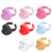 100PCS Flower Shaped Cups Practical Rings Cup For Makeup Artists And Beauty Enthusiasts Mixed Colors - Buy Online on SooperMarket.com